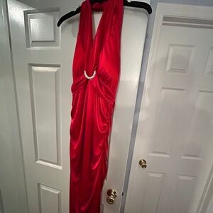 Long halter dress